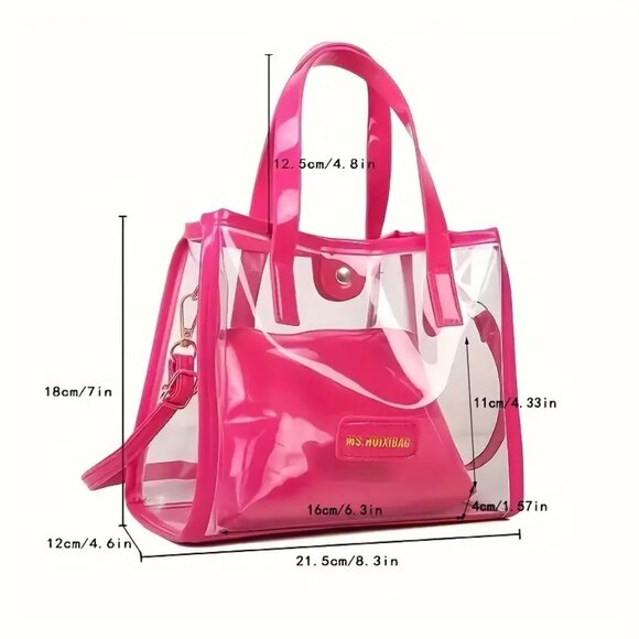 Green Clear Handbag - Picture 2 of 4